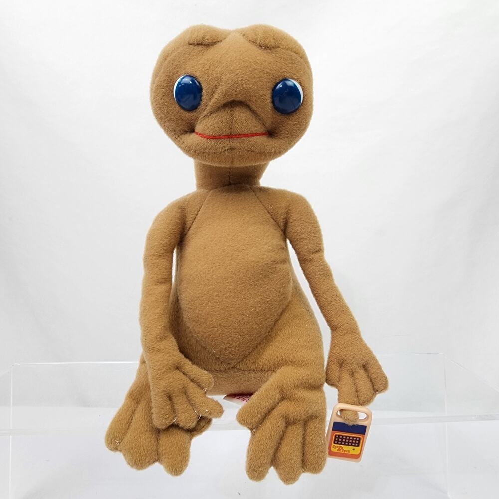 1982 E.T. Plush Stuffed by Showtime 8" Extra Terrestrial w/Speak & Spell